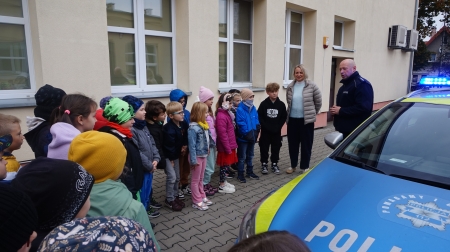 SPOTKANIE KLAS I Z POLICJANTAMI