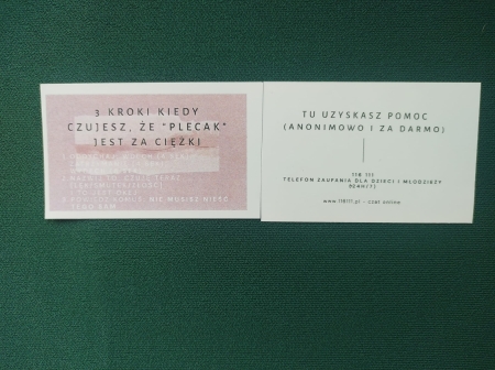 „DZIEŃ GŁOWY PEŁNEJ SPOKOJU” – SZKOLNA INICJATYWA ANTONINY KUCHARCZUK